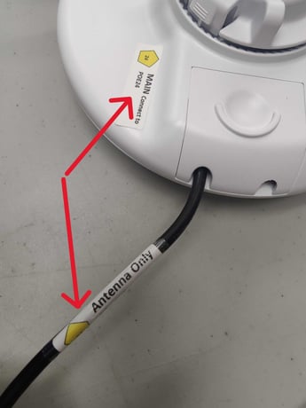 Antenna Only to MAIN Connect to POE24