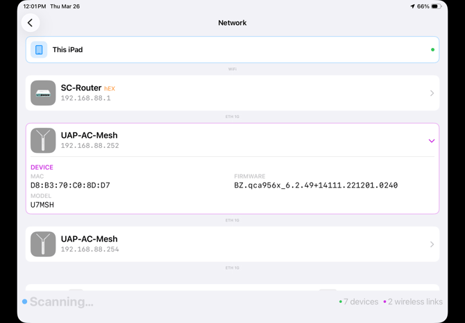 Network Performance - mesh expanded